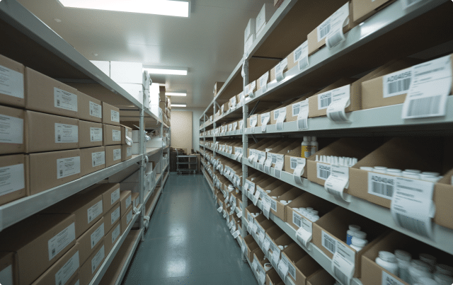 storage racks at Fulfilment Australia warehouse